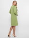 Сукня А-силуету світло-оливкового кольору | 5919268 | фото 4