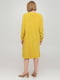 Платье А-силуэта желтое | 5921969 | фото 2
