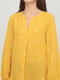 Блуза желтая с принтом | 5922207 | фото 3