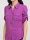 Рубашка фиолетовая | 5922442 | фото 3