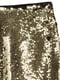 Спідниця-олівець золотиста декорована | 5923201 | фото 3