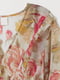 Сукня А-силуету молочного кольору з квітковим принтом | 5923338 | фото 2