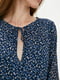 Сукня А-силуету синя в квітковий принт | 5877044 | фото 8