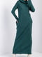Сукня-светр зелена з начосом | 5923991 | фото 3