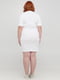 Платье-футляр белое | 5921927 | фото 2