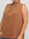 Блуза коричневая | 5922204 | фото 3