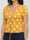 Блуза желтая в горох | 5922264 | фото 3