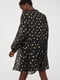 Сукня А-силуету чорна з принтом | 5923290 | фото 4