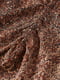 Блуза коричневая в принт | 5923501 | фото 2