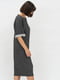 Сукня-футляр сіра з візерунком | 5703613 | фото 2