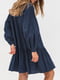 Сукня А-силуету синя у горошок | 5879231 | фото 3