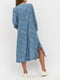 Сукня А-силуету блакитна в квітковий принт | 5879236 | фото 3