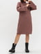 Платье-свитер коричневое | 5879398 | фото 2