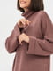 Платье-свитер коричневое | 5879398 | фото 4