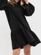 Сукня А-силуету чорна | 5904028 | фото 8