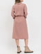 Платье А-силуэта розовое | 5904031 | фото 4