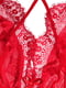 Пеньюар червоний з візерунком | 5929152 | фото 4