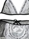 Комплект: бюстгальтер, юбка-трусы, подвязки (2 шт) и шпилька | 5929340 | фото 4