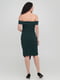 Сукня-футляр темно-зелена | 5929713 | фото 2