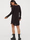 Сукня А-силуету чорна | 5929752 | фото 4