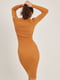 Платье карамельного цвета | 5930252 | фото 4
