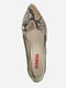 Туфли оливкового цвета с анималистическим  принтом | 5930451 | фото 6