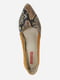 Туфлі рудого кольору з анімалістичним принтом | 5930453 | фото 6