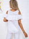Блуза белая с вышивкой | 5932102 | фото 4