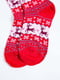 Носки красные в принт | 5932509 | фото 2