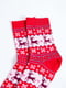 Носки красные в принт | 5932509 | фото 3