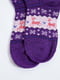 Носки фиолетовые в принт | 5932510 | фото 2