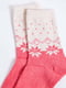 Носки двухцветные с принтом | 5932513 | фото 3