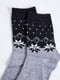 Носки черно-серые с принтом | 5932515 | фото 3