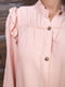 Платье-рубашка персикового цвета | 5932529 | фото 5