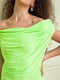 Платье-футляр салатового цвета | 5932555 | фото 3