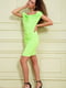 Платье-футляр салатового цвета | 5932555 | фото 7
