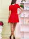 Платье А-силуэта красное | 5932598 | фото 4