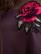 Платье А-силуэта цвета мокко с декором | 5932655 | фото 5