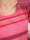 Платье А-силуэта розовое в полоску | 5932711 | фото 9