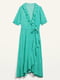 Сукня А-силуету зелена в квітковий принт | 5933503 | фото 4