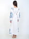 Платье-вышиванка белое | 5934063 | фото 3