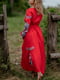 Сукня-вишиванка червона | 5934083 | фото 3