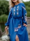 Сукня-вишиванка синя | 5934085 | фото 2