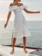 Сукня А-силуету молочного кольору | 5934208 | фото 2