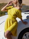 Сукня А-силуету гірчичного кольору | 5934261 | фото 2