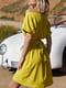 Сукня А-силуету гірчичного кольору | 5934261 | фото 7