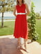 Сукня А-силуету червона в горошок | 5934278 | фото 2
