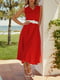 Сукня А-силуету червона в горошок | 5934278 | фото 3