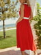 Сукня А-силуету червона в горошок | 5934278 | фото 4