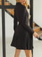 Платье А-силуэта черное | 5934307 | фото 7